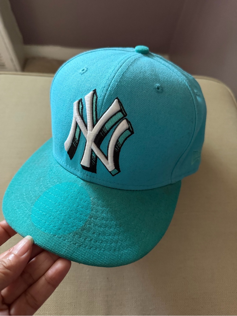 New Era 59FIFTY New York Yankees Hat Teal 🧢
